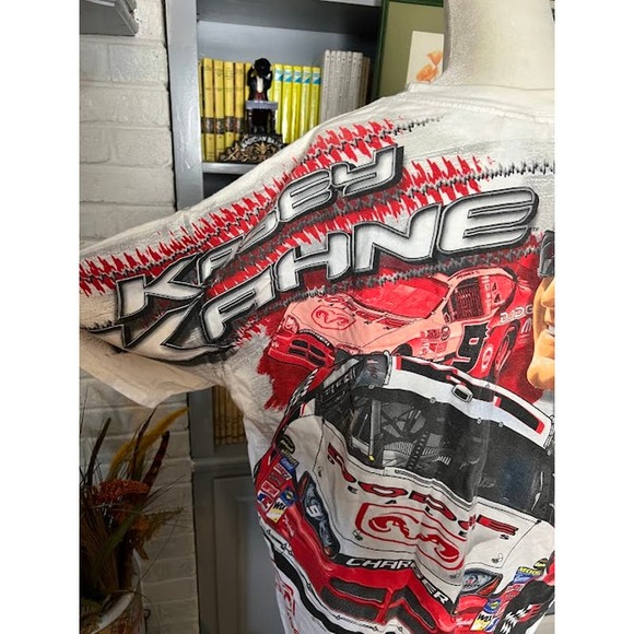 2007 NASCAR Kasey Kahne All Over Print Tee by Chase Authentics XL - Picture 5 of 8